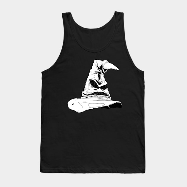 Animated Hat Tank Top by Art by Rory 